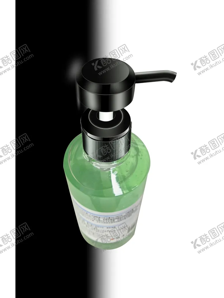 编号：54676406271805067243【酷图网】源文件下载-洗手凝胶精修瓶