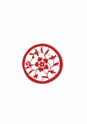 窗花剪纸插画皮影新年