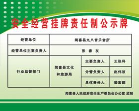 公示牌