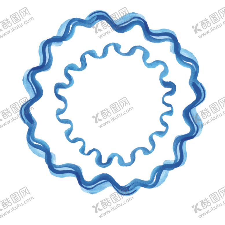 编号：85927110312116532621【酷图网】源文件下载-蓝色水彩圆圈图案