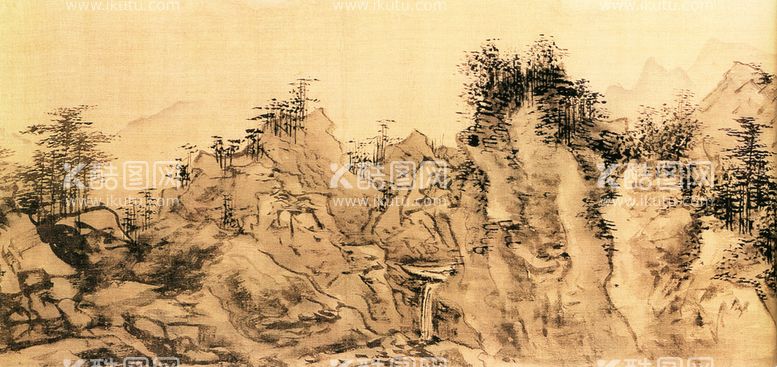 编号：79197511120335374213【酷图网】源文件下载-山水画背景