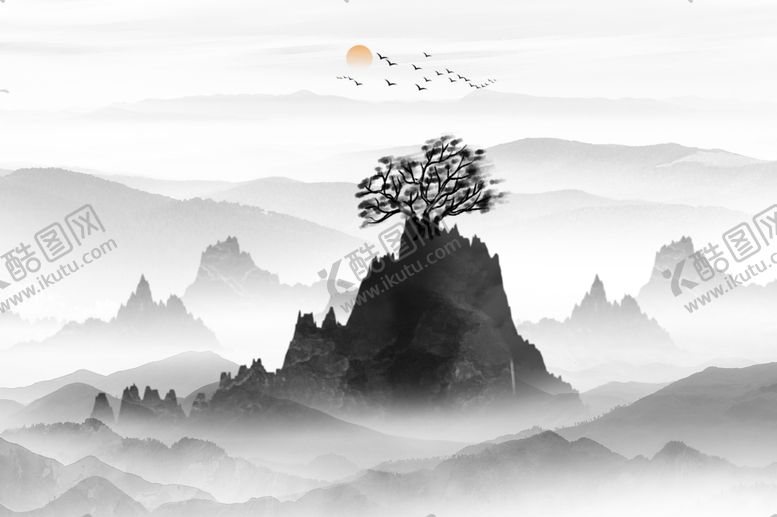 编号：52096909281542271589【酷图网】源文件下载-水墨画