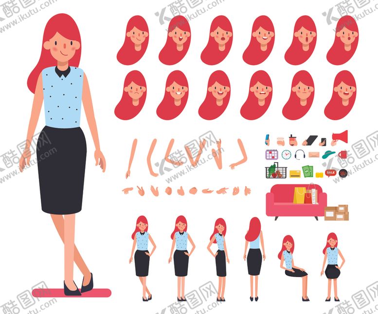 编号：12970509251228373933【酷图网】源文件下载-人物插画