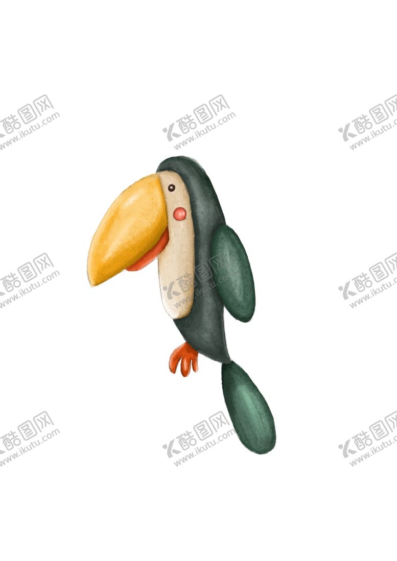 编号：22470805040136271951【酷图网】源文件下载-原创手绘鹦鹉