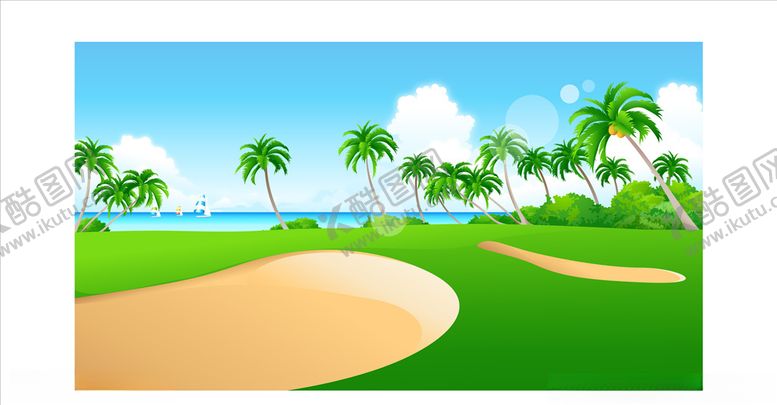 编号：34403010132116522823【酷图网】源文件下载-海边沙滩