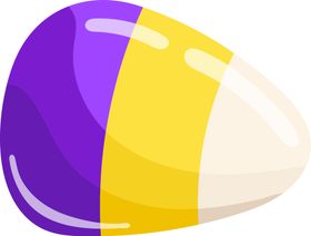 糖果矢量图水彩手绘万圣节
