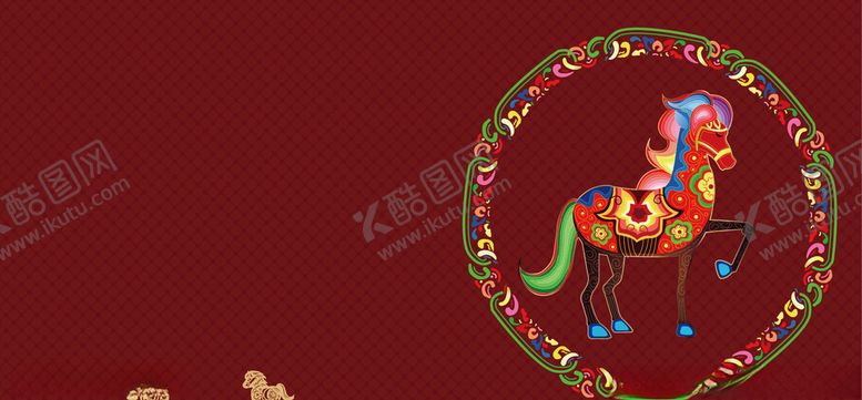 编号：21858407012256404584【酷图网】源文件下载-马年画册封面