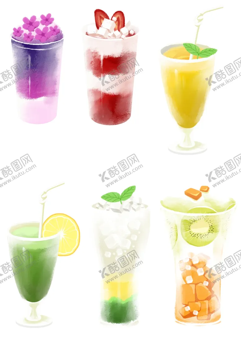 编号：64620702190238278000【酷图网】源文件下载-饮料免扣素材