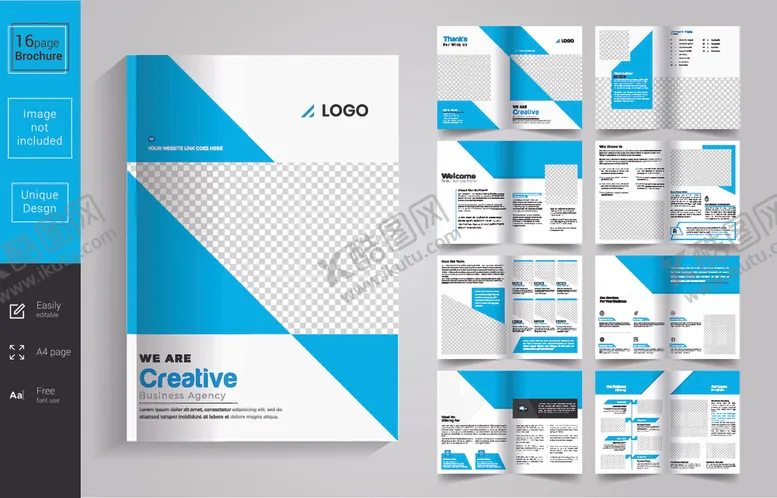 编号：14144109101823227942【酷图网】源文件下载-画册模板