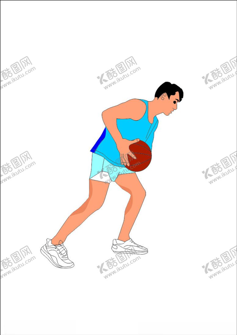 编号：78956001191655104048【酷图网】源文件下载-篮球人物