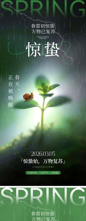 惊蛰海报宣传海报