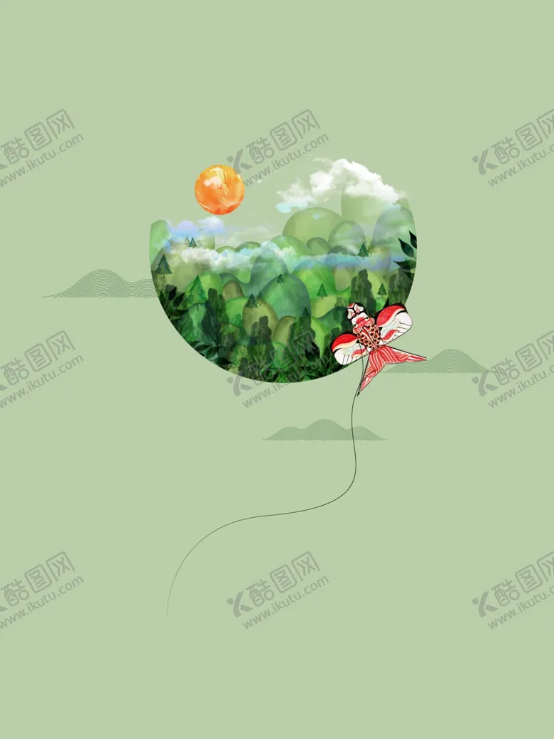 编号：26059806271752087108【酷图网】源文件下载-春天海报背景