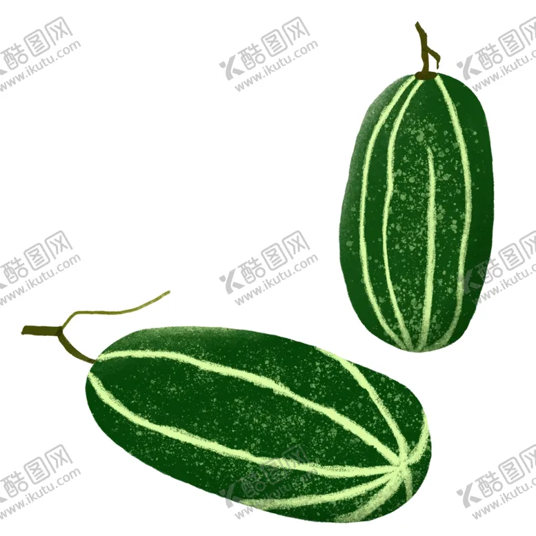 编号：54228205132021513130【酷图网】源文件下载-甜瓜插画