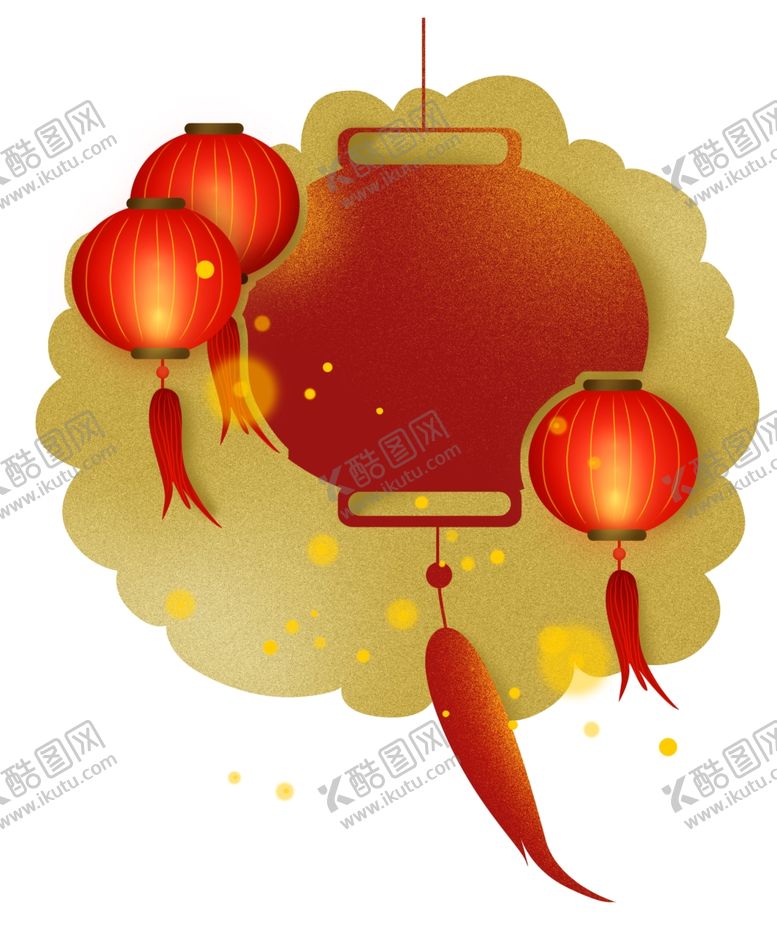 编号：50489310301306494611【酷图网】源文件下载-春节灯笼元素