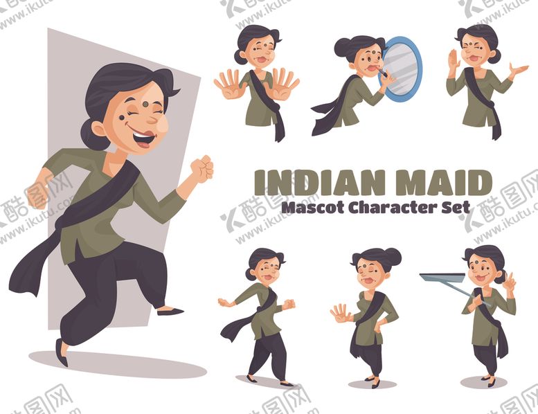 编号：99273009261333295309【酷图网】源文件下载-医生与女佣职业人物