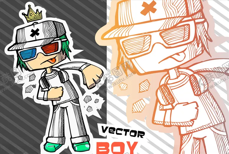 编号：66333409161004545282【酷图网】源文件下载-卡通小孩