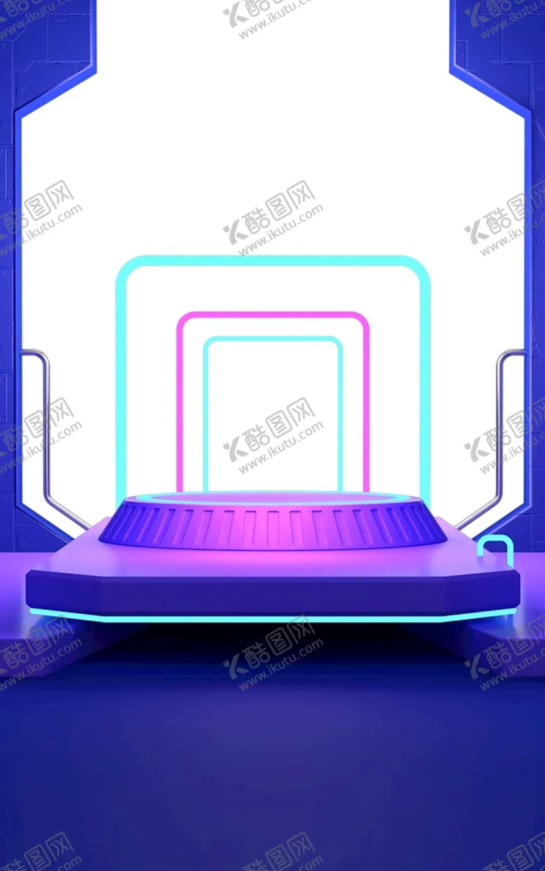 编号：56324910100913393198【酷图网】源文件下载-科技舞台背景