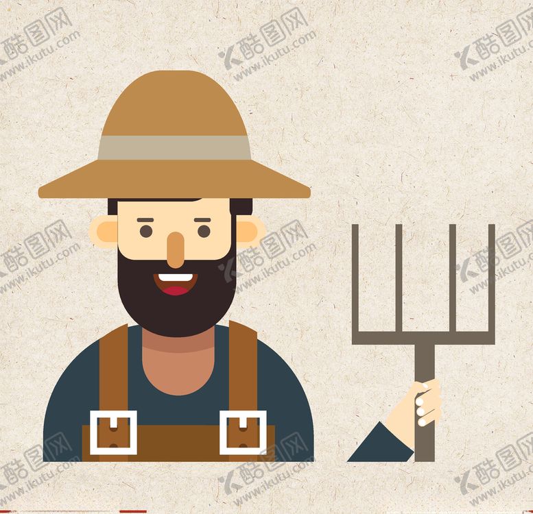 编号：95459509201231478832【酷图网】源文件下载-矢量人物扁人物职业人物