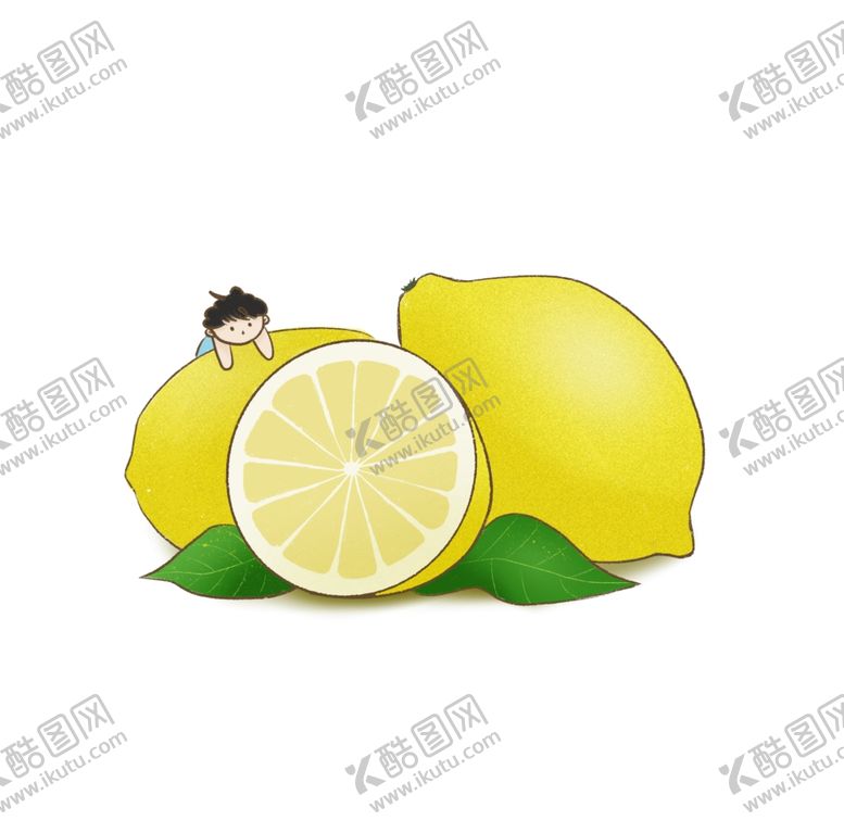 编号：99795311301758088576【酷图网】源文件下载-柠檬插画  