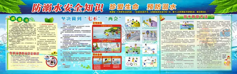 编号：37989012111201371920【酷图网】源文件下载-防溺水宣传栏