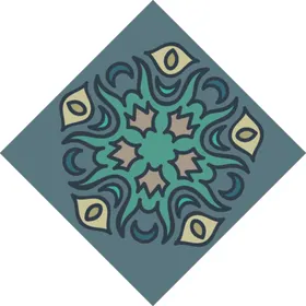 古典少数民族花纹底纹矢量现代抽象装饰圆形