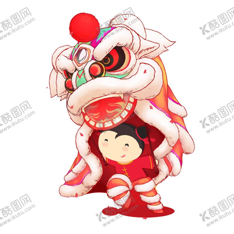 编号：96921306302313528921【酷图网】源文件下载-春节舞狮