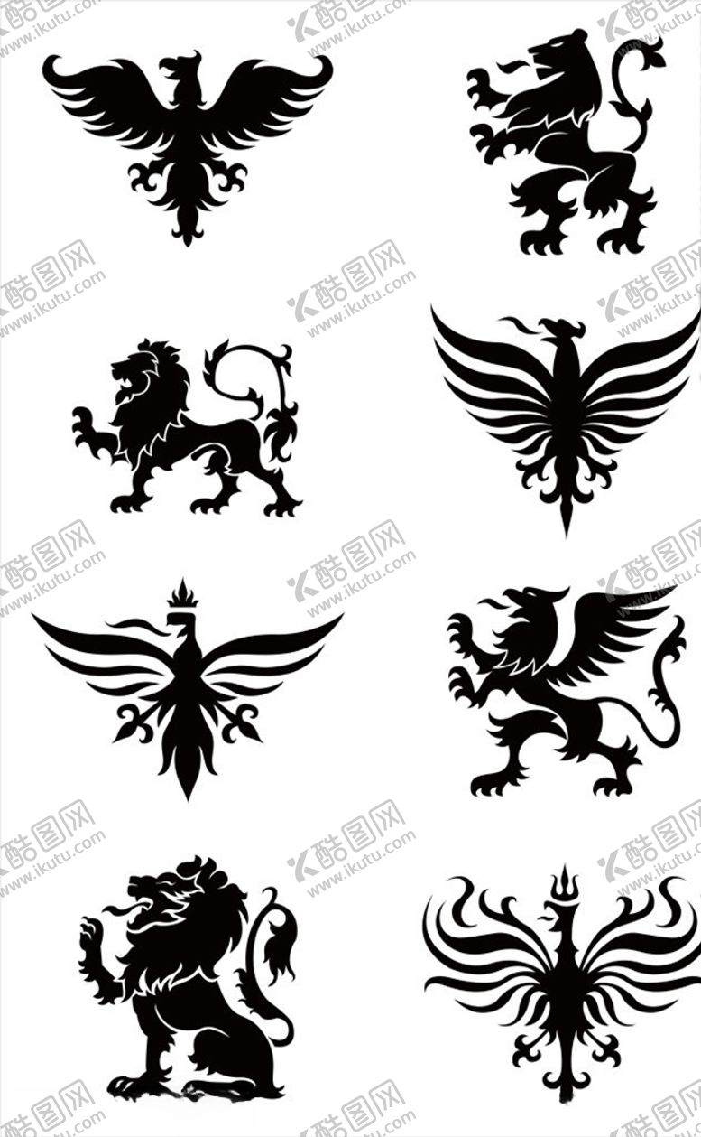 编号：61422510091641348284【酷图网】源文件下载-青龙白虎凤凰