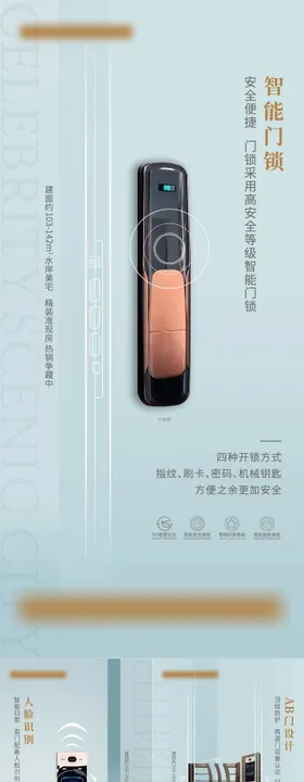 地产智能科技系列海报