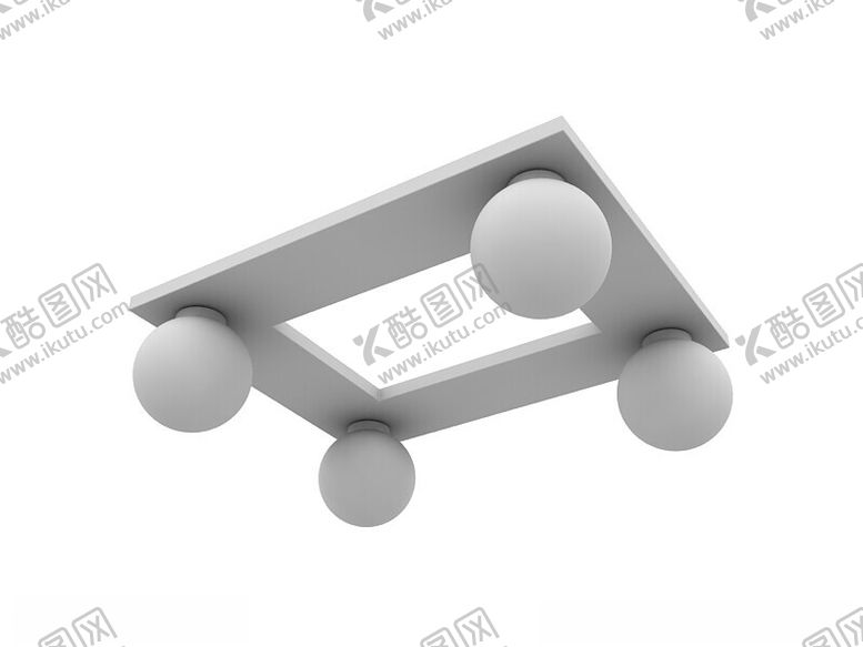 编号：63262302171227537448【酷图网】源文件下载-吊灯模型