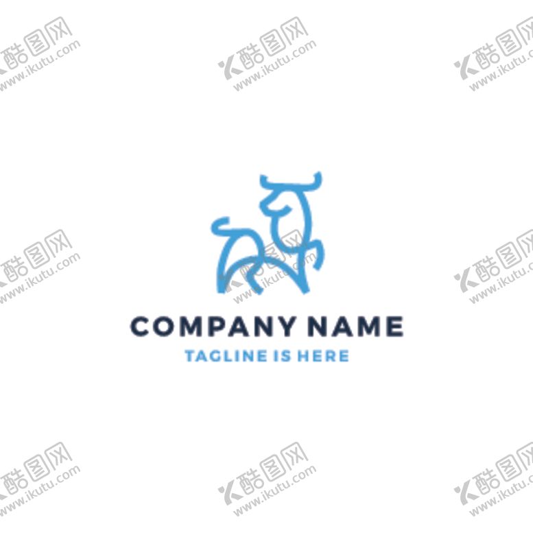 编号：35621509291925219109【酷图网】源文件下载-鹿头标志