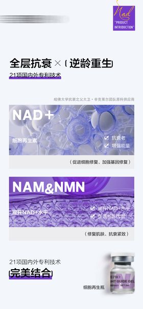 医美护肤水光NAD抗衰海报