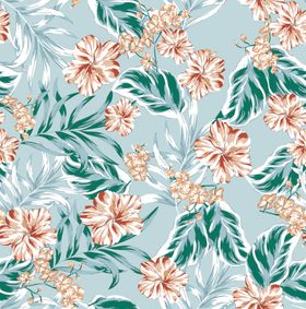 清新花卉图案背景