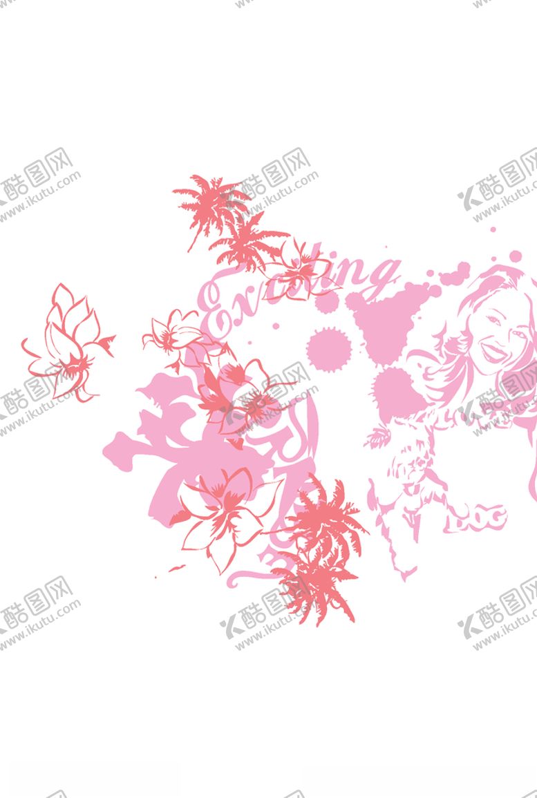 编号：83132309191747211977【酷图网】源文件下载-花卉组合