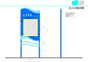 入口指示牌