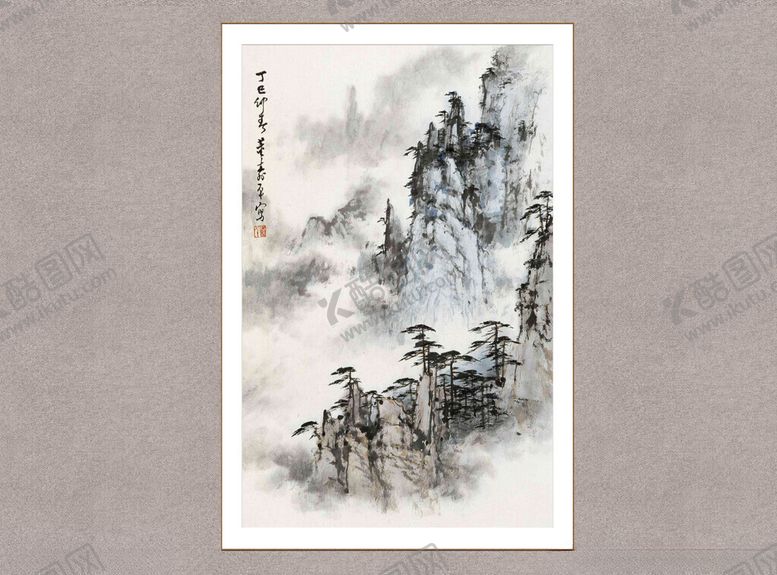 编号：49269711230819426626【酷图网】源文件下载-黄山松云图