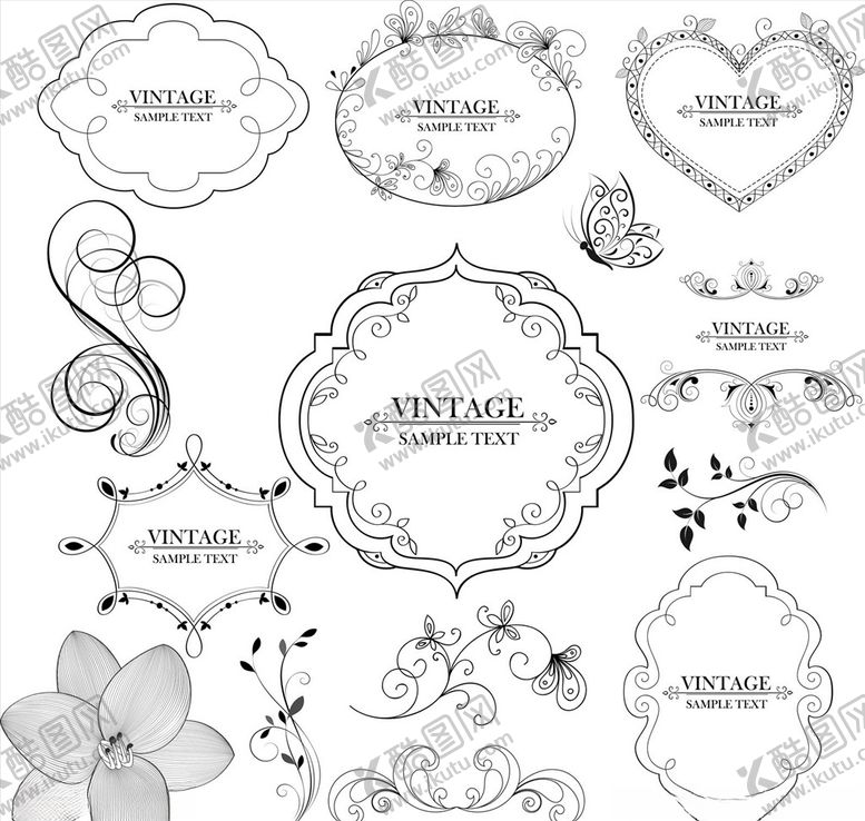 编号：41994910081850085289【酷图网】源文件下载-欧式边框花纹