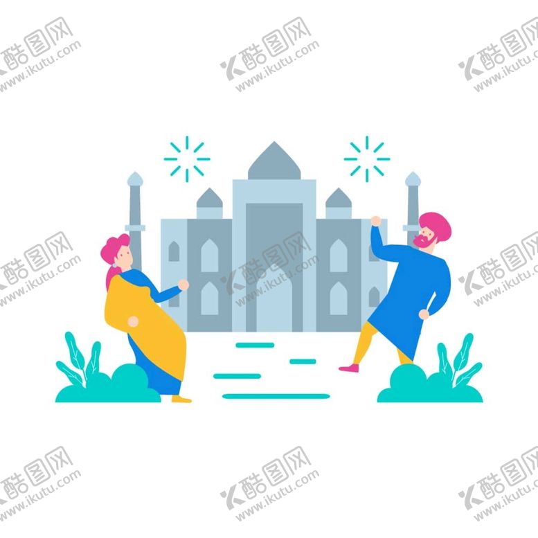 编号：07253410040607437236【酷图网】源文件下载-泰姬陵