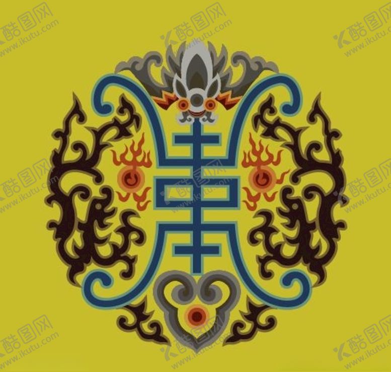 编号：87747209281903014851【酷图网】源文件下载-传统纹饰福寿纹