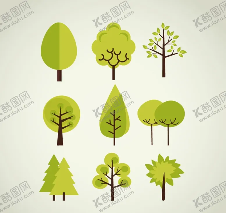 编号：54687902100414231566【酷图网】源文件下载-绿色清新树木