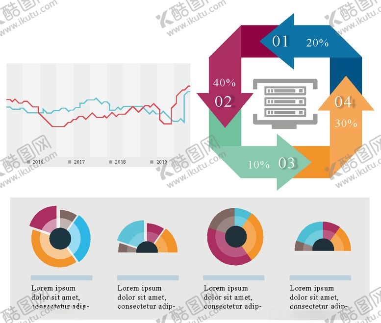 编号：54105909272332434125【酷图网】源文件下载-数据图表元素