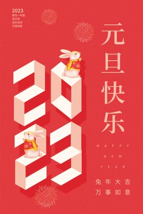 编号：50453110222105503885【酷图网】源文件下载-新年快乐海报