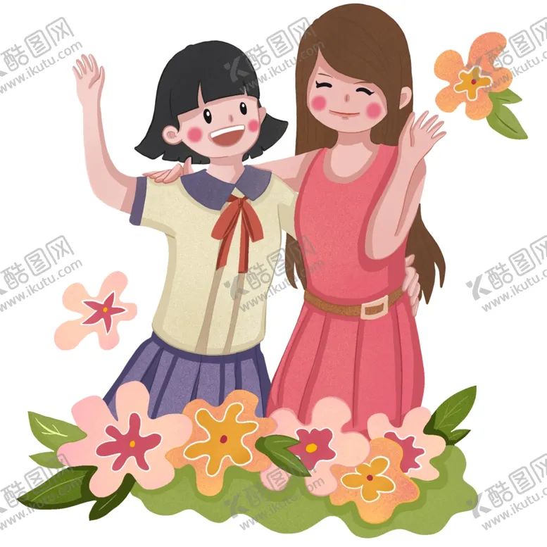 编号：51005106232057553758【酷图网】源文件下载-卡通女孩