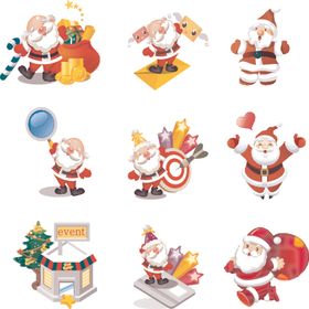 圣诞主题可爱装饰摆件