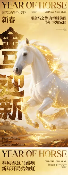 马年新春海报