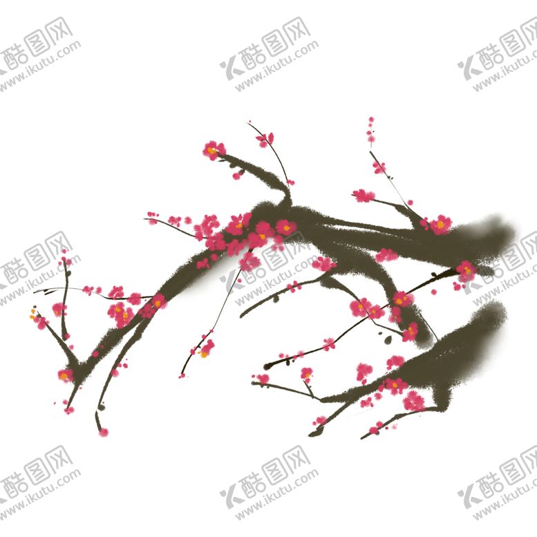 编号：43776105060555066402【酷图网】源文件下载-梅花免扣元素