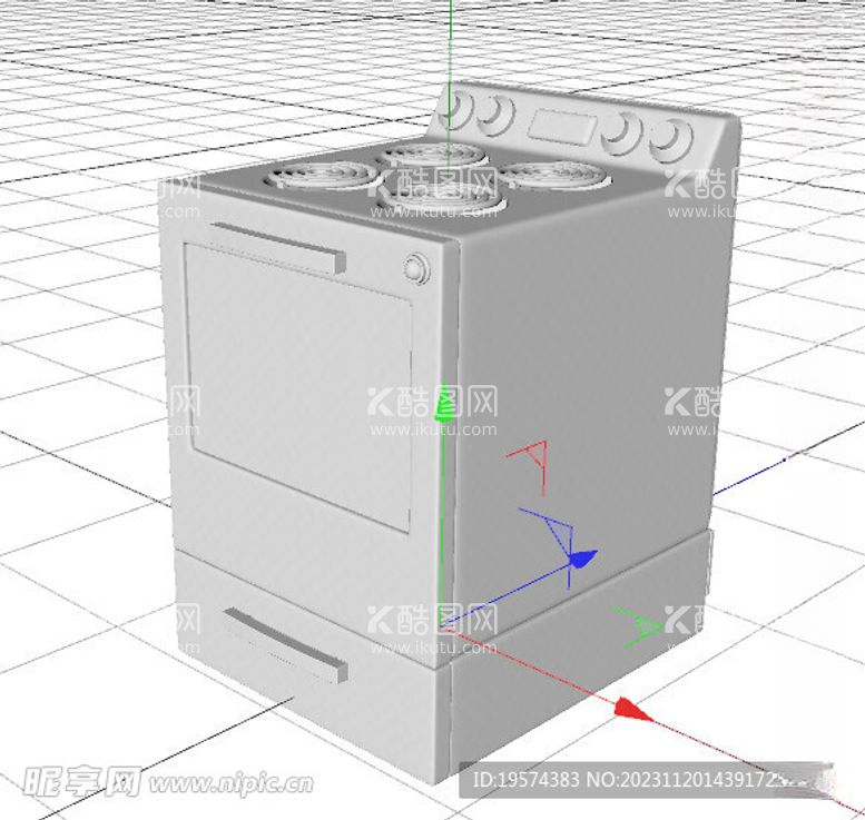 编号：64284211250636142512【酷图网】源文件下载-C4D模型炉子