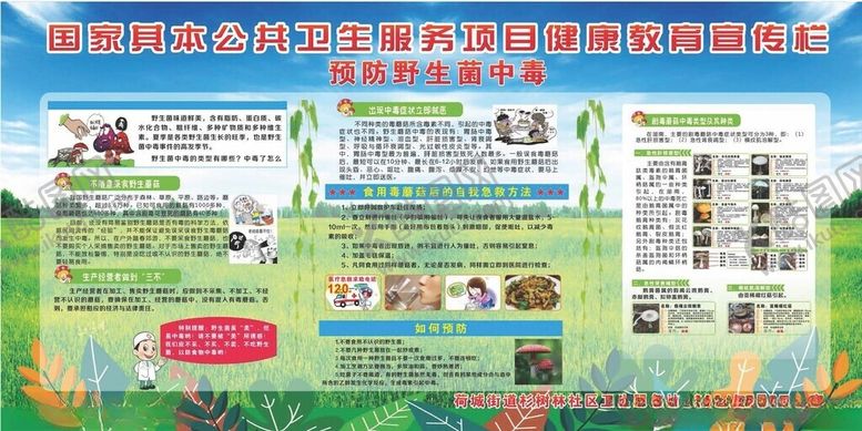编号：70858002271448538508【酷图网】源文件下载-预防野生菌中毒