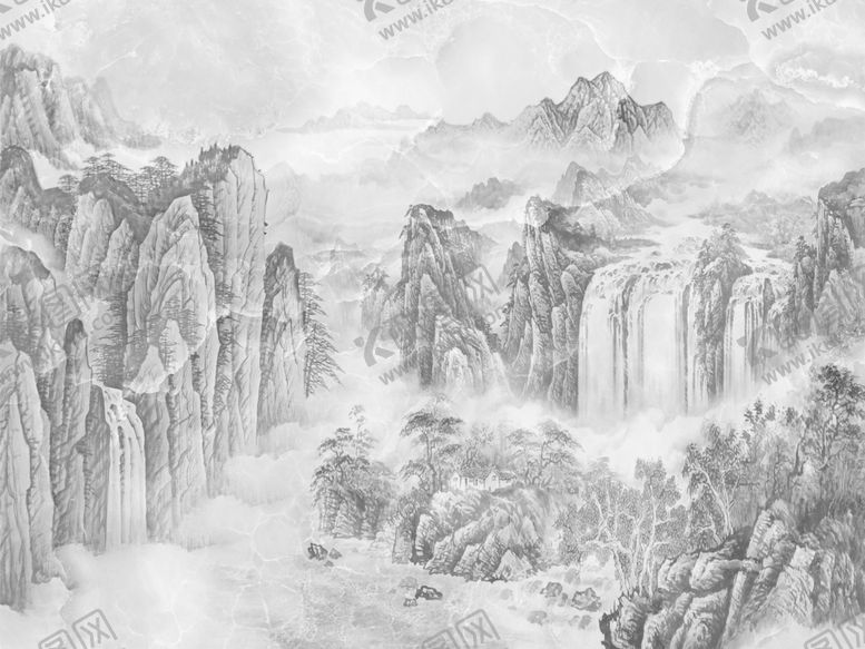 编号：34894805142107085756【酷图网】源文件下载-水墨山水背景