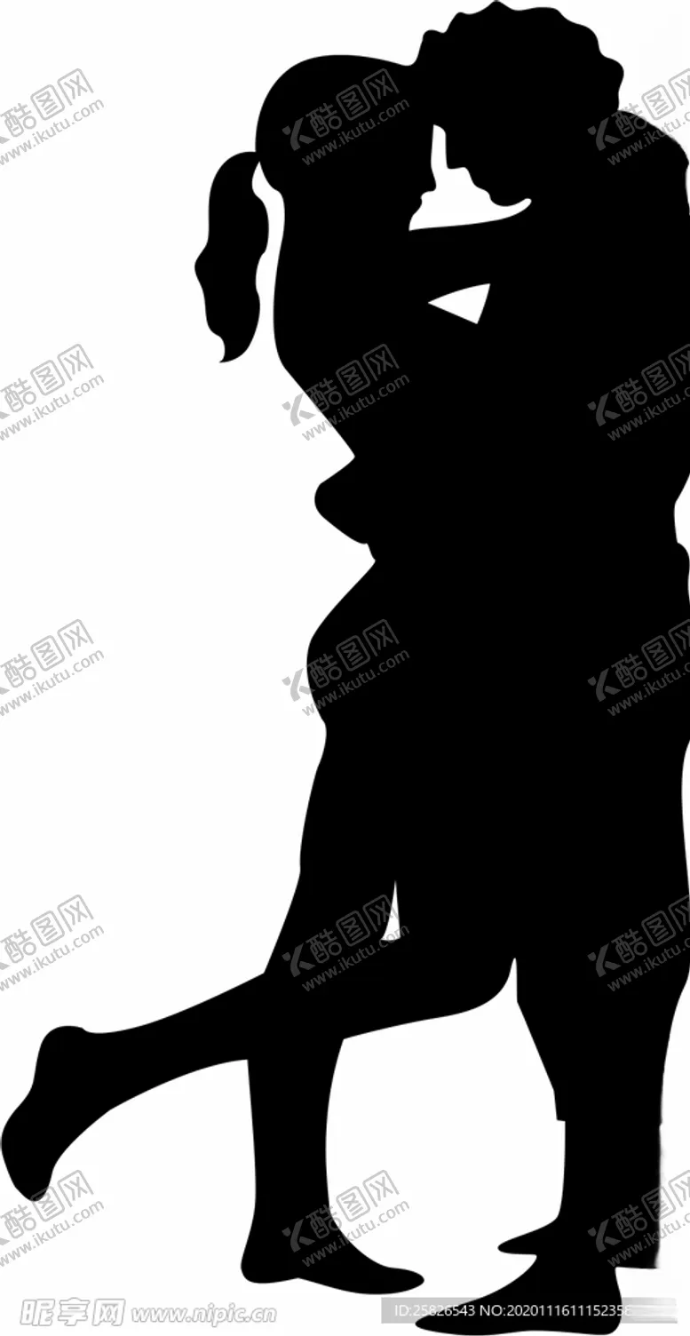 编号：80803405030356106700【酷图网】源文件下载-恋人剪影