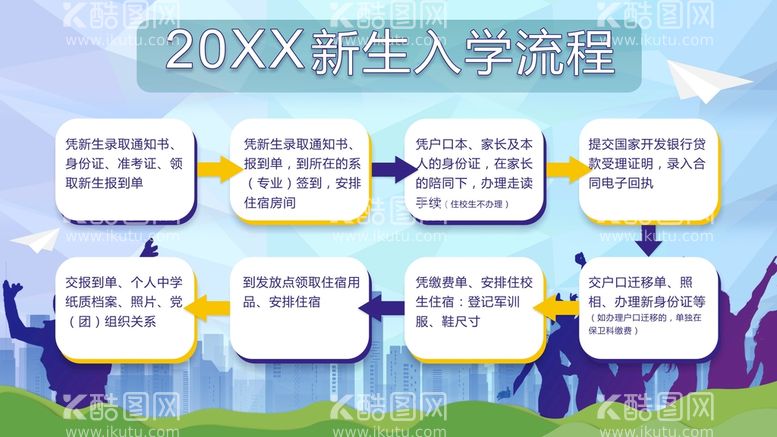 编号：34008212221554177744【酷图网】源文件下载-入学流程